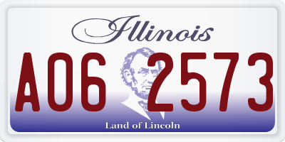 IL license plate A062573