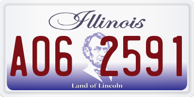 IL license plate A062591
