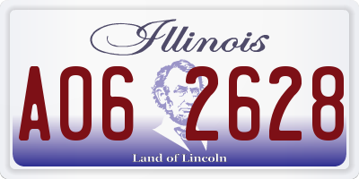 IL license plate A062628