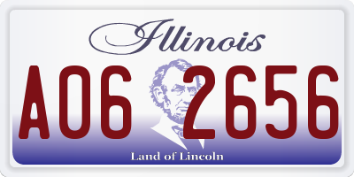 IL license plate A062656