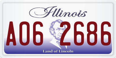 IL license plate A062686