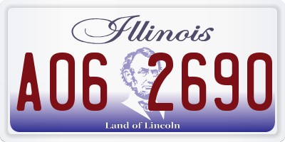 IL license plate A062690