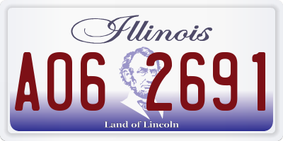 IL license plate A062691