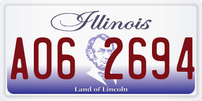 IL license plate A062694
