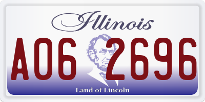 IL license plate A062696
