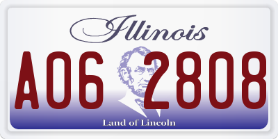IL license plate A062808