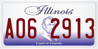 IL license plate A062913