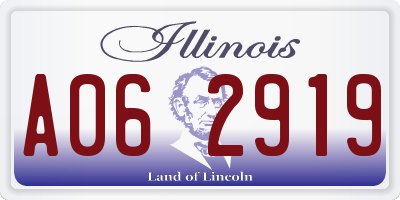 IL license plate A062919