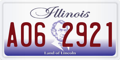 IL license plate A062921