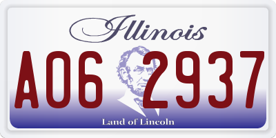 IL license plate A062937