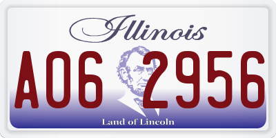 IL license plate A062956