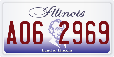 IL license plate A062969