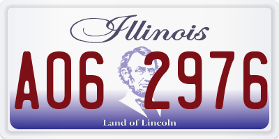 IL license plate A062976