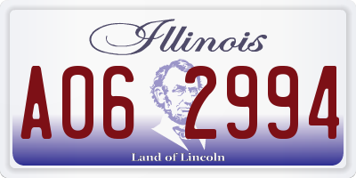 IL license plate A062994