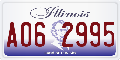 IL license plate A062995