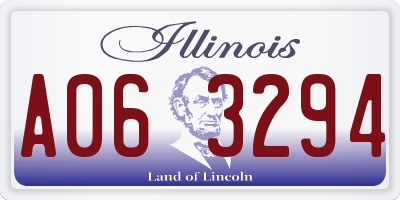 IL license plate A063294