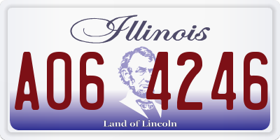 IL license plate A064246