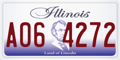 IL license plate A064272