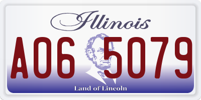 IL license plate A065079
