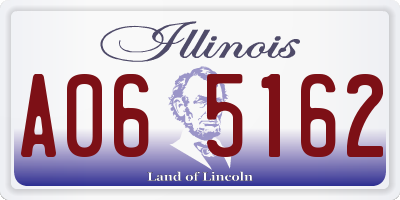 IL license plate A065162