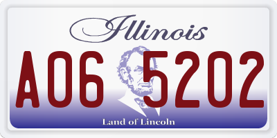 IL license plate A065202