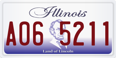 IL license plate A065211