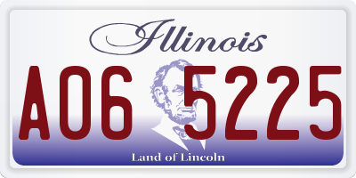 IL license plate A065225