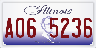 IL license plate A065236