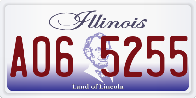 IL license plate A065255