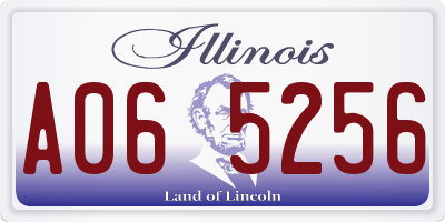IL license plate A065256