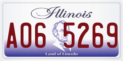 IL license plate A065269