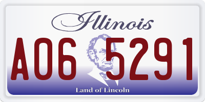 IL license plate A065291