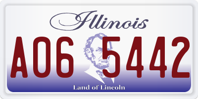 IL license plate A065442