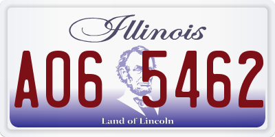 IL license plate A065462