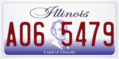 IL license plate A065479