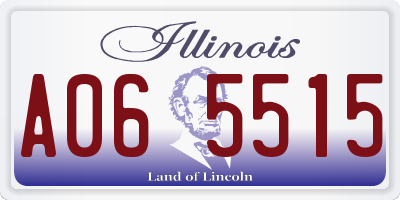 IL license plate A065515