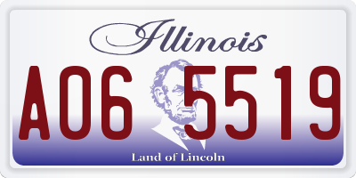 IL license plate A065519