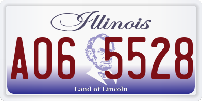 IL license plate A065528