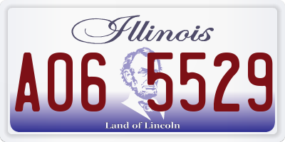 IL license plate A065529