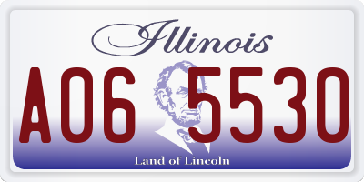IL license plate A065530