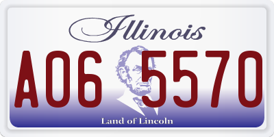 IL license plate A065570