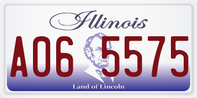IL license plate A065575