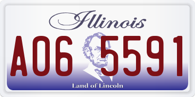 IL license plate A065591