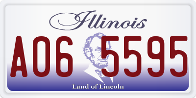 IL license plate A065595