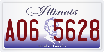 IL license plate A065628