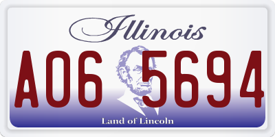 IL license plate A065694