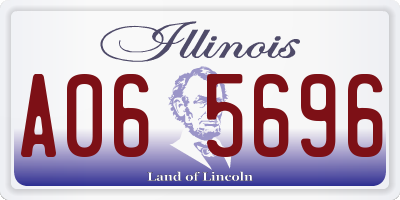 IL license plate A065696