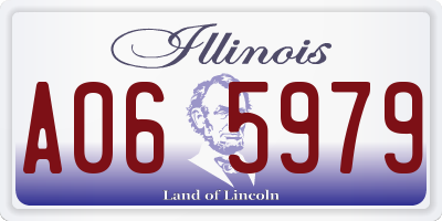IL license plate A065979