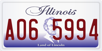 IL license plate A065994