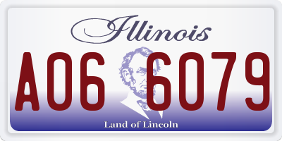 IL license plate A066079